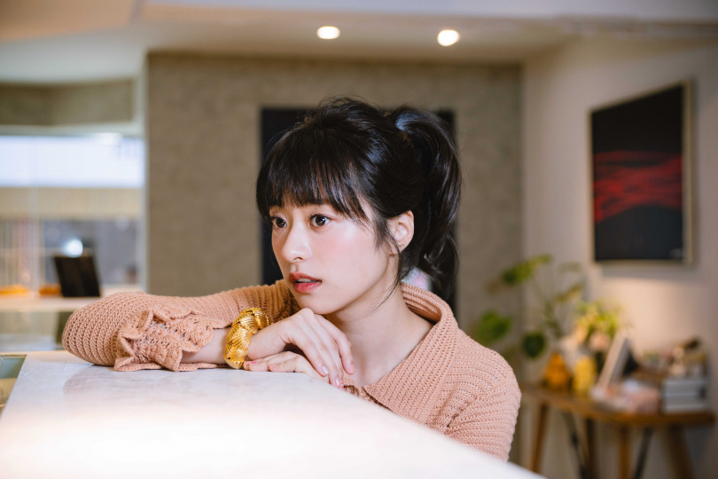 雖然不愛經營社群，但許莉廷在努力改變自己。（圖／楊澍攝）