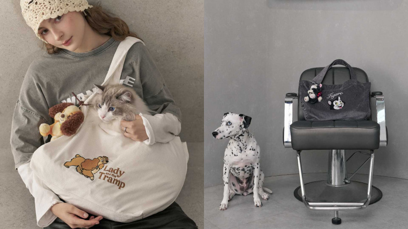 ROBINMAY跳跳帆布袋（迪士尼貓狗系列）／2,180元（圖／品牌提供）