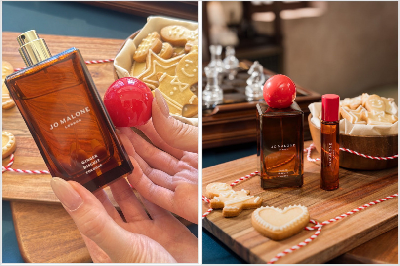 Jo Malone London 秋冬限定派對系列：薑餅限量版香水 10ml / 1,050元、100ml / 6,100元（圖/品牌提供，黃筱婷攝）