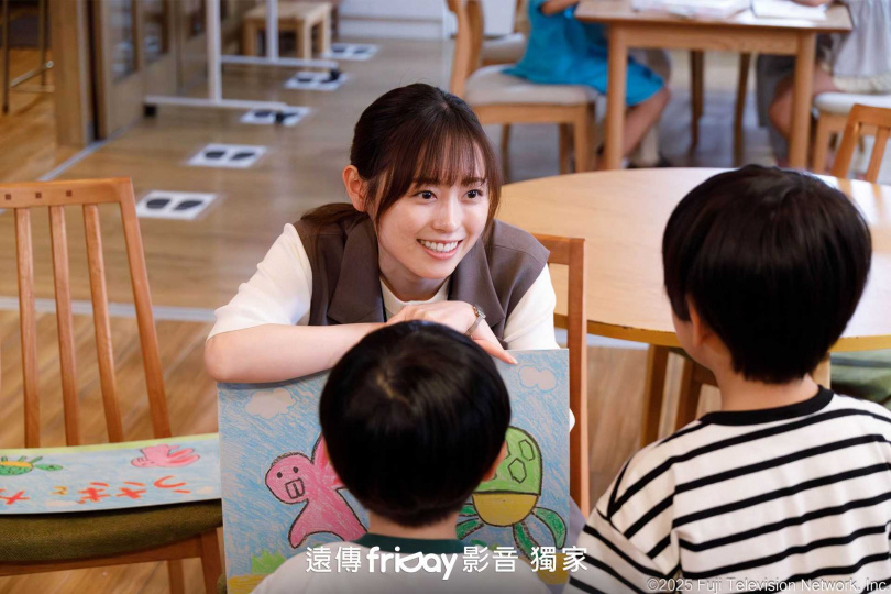 跟小朋友對戲讓福原遙獲得很大的能量。（圖／friDay影音提供）