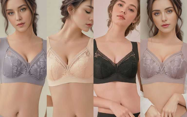 「錦瑟流光美胸無鋼圈內衣」溫柔托提不壓迫，彈性貼合動靜皆宜。（圖片提供／SiOHER熹歐禾官方）