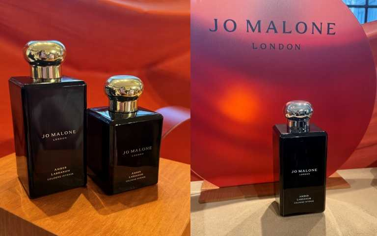 Jo Malone London 琥珀與岩薔薇芳醇香水50ml / 5,750元；100ml / 7,950元。（圖／黃筱婷攝）