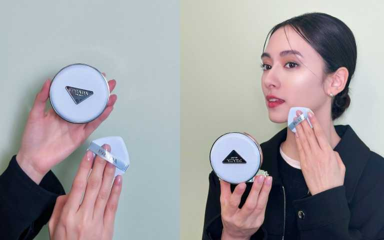 PRADA BEAUTY 莫測藍尼龍氣墊粉餅12g / 2,850元。（圖／品牌提供）