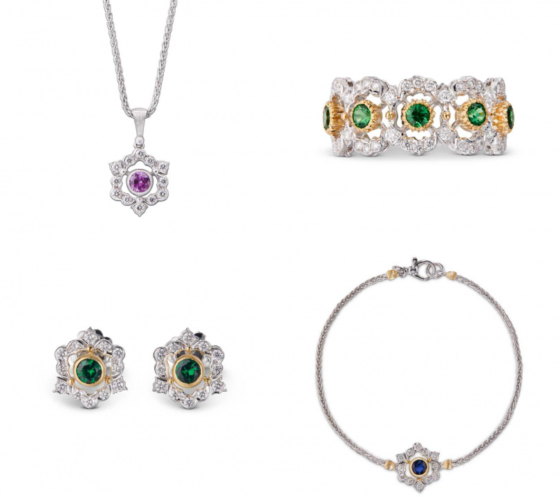 BUCCELLATI 全新 GHIRLANDA COLOR 系列（圖／品牌提供）