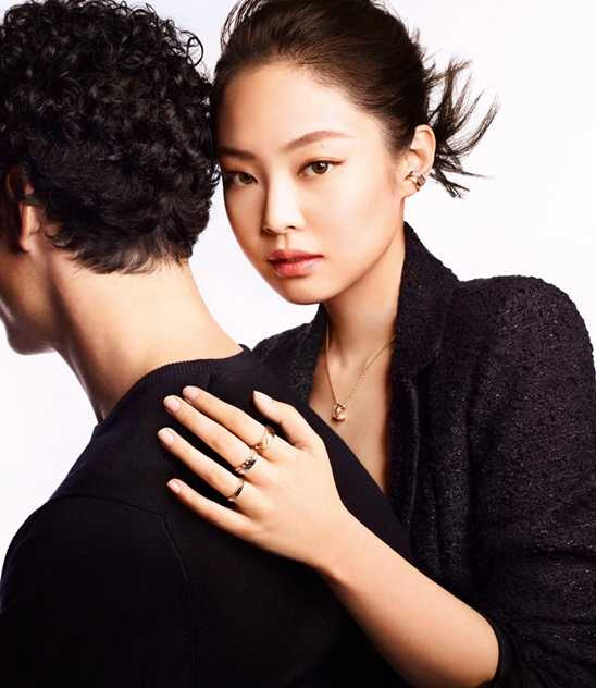 韓國歌手暨香奈兒品牌大使JENNIE，演繹「COCO CRUSH」高級珠寶系列2022年度新作。（圖╱CHANEL提供）