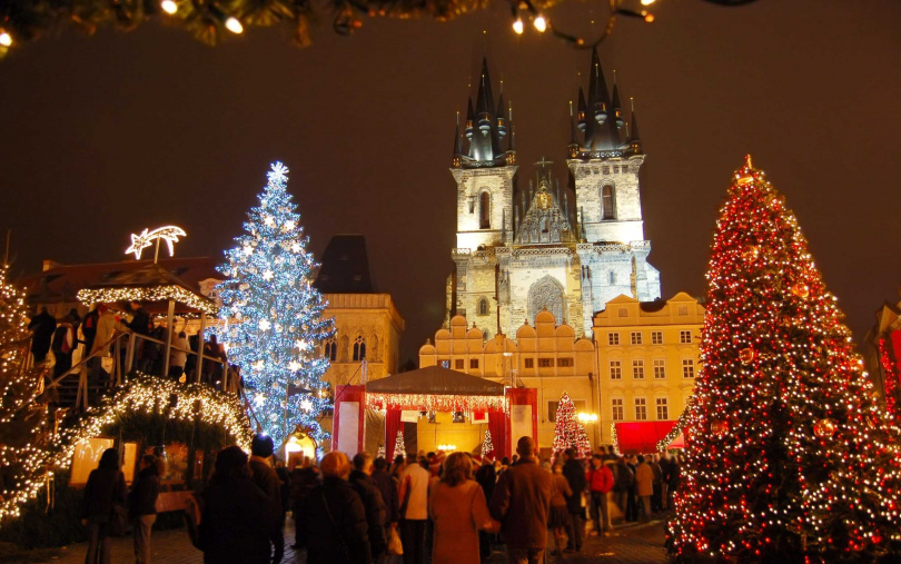 歐洲捷克布拉格的耶誕市集。（圖／五福旅遊提供）