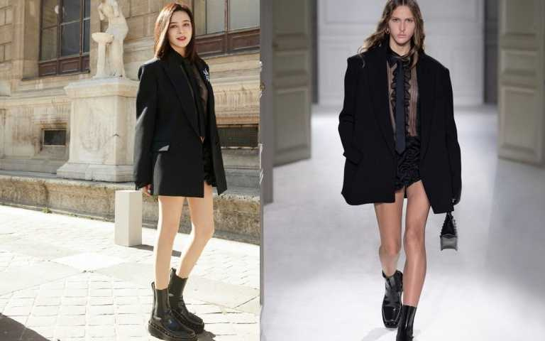 關之琳選穿了帶有點個性卻優雅的2023秋冬Valentino Black Tie系列！（圖／取自關之琳微博）