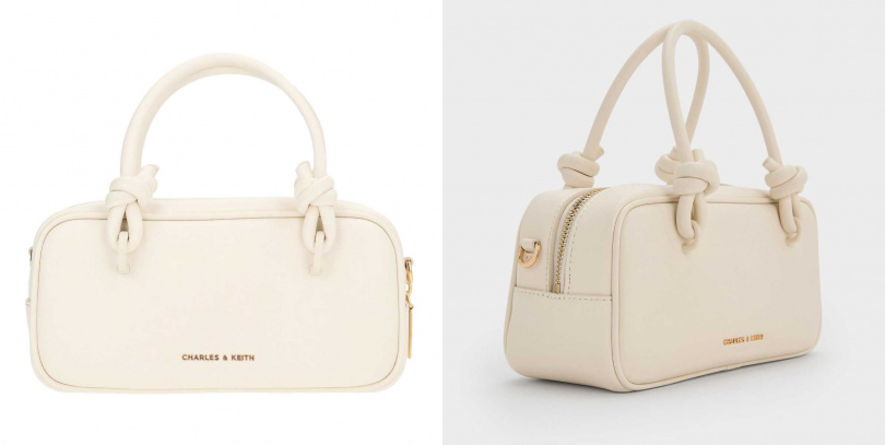 CHARLES & KEITH Sammie 扭結保齡球包/2,190元(圖/品牌提供)