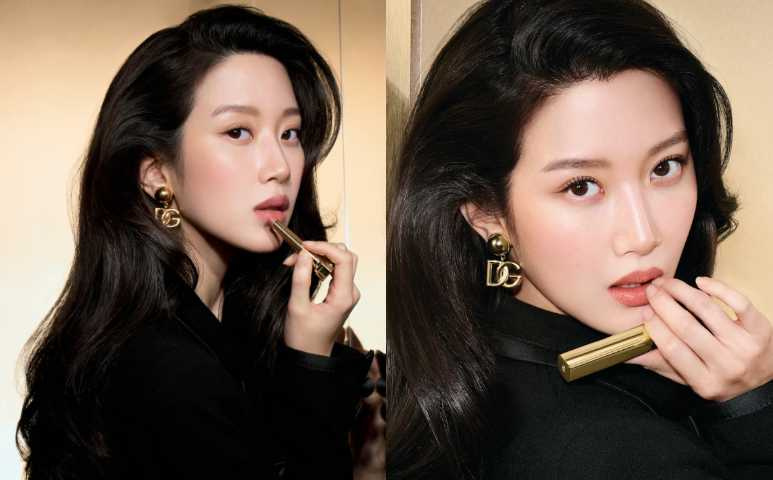 DOLCE & GABBANA 唯我絲緞釉光唇膏 MY 1984/1,550元(圖/品牌提供)