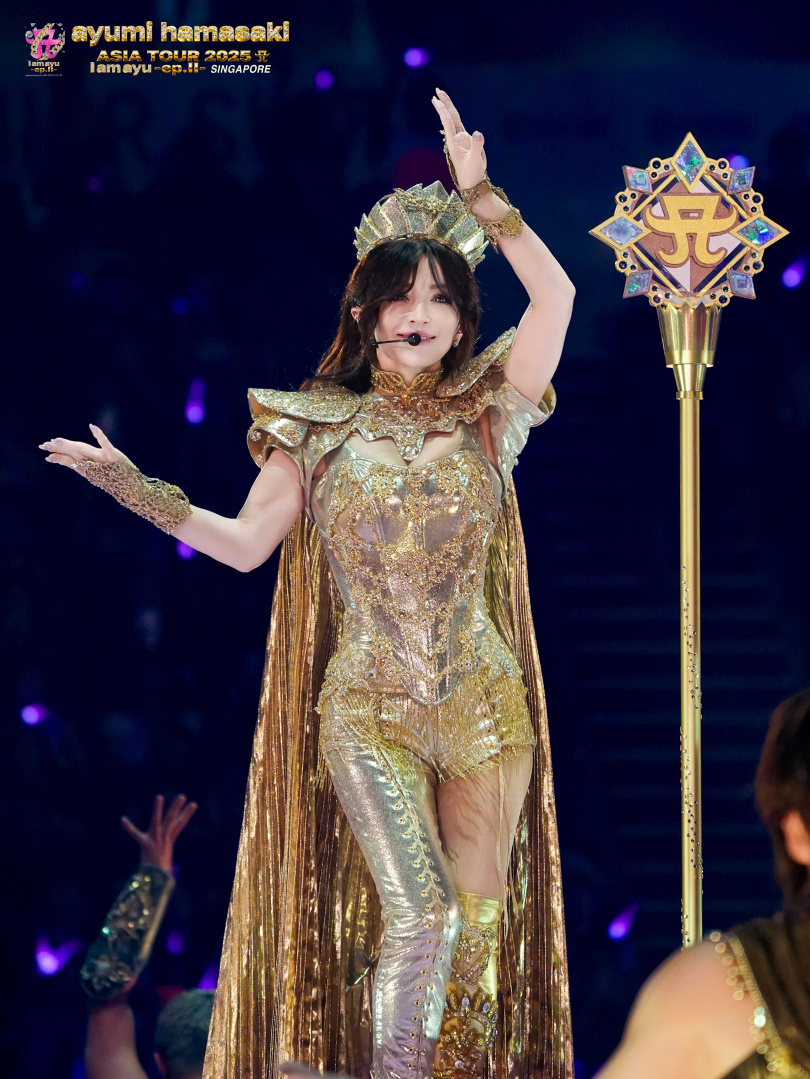 濱崎步於7月5日首次在新加坡舉辦萬人專場演唱會，現場氣氛沸騰。（圖／大步整合行銷提供）