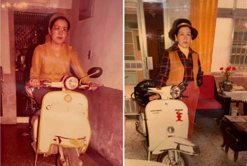 夢露老師愛漂亮的個性完全來自時髦的外婆與媽媽。（圖／夢露老師提供）