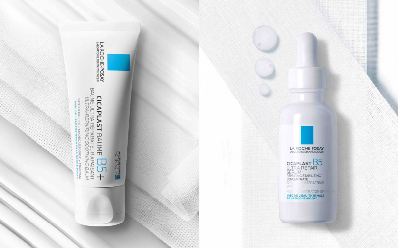 建議還可搭配「B5繃帶精華」使用，能讓受刺激的肌膚像被隱形繃帶包覆般，得到全方位鎮定與保護。（圖／品牌提供）