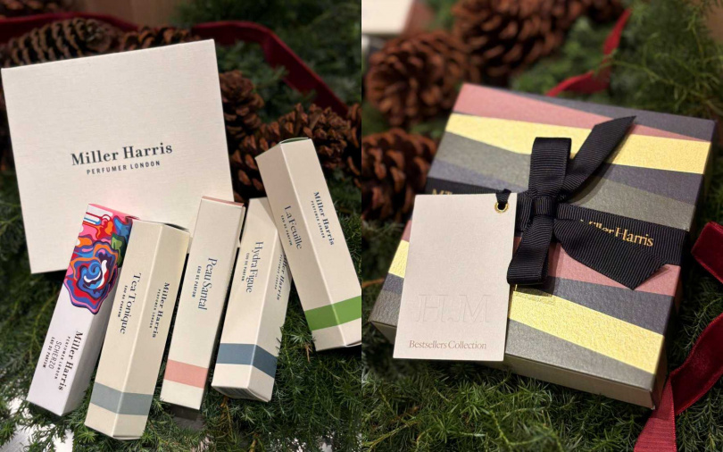 Miller Harris典藏香氛旅行組節慶限定版7.5ml x5／3,500元（圖／吳雅鈴攝）