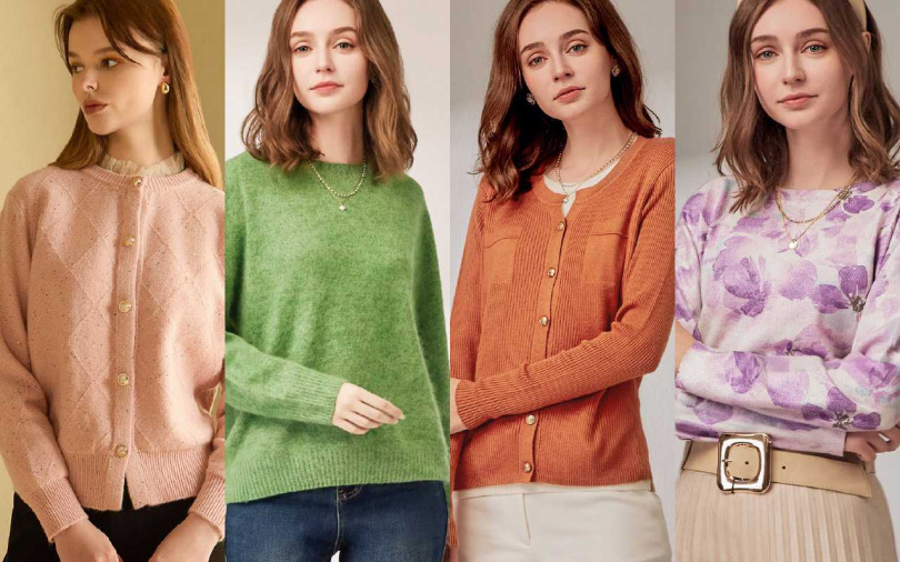 服飾新品齊發，兼顧時尚、質感與實穿性，輕鬆展現女性溫柔且自信的日常風格。（圖／SiOHER熹歐禾官方提供  ）