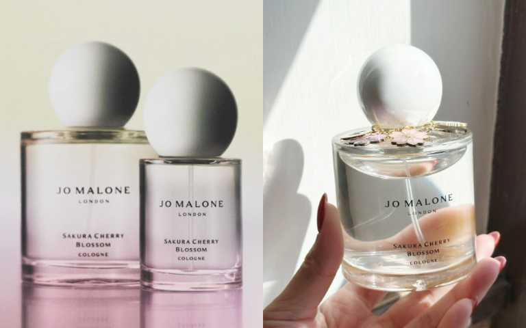 Jo Malone London 櫻花限量版香水 30ML/3,100元、100ML/6,150元(圖/品牌提供、廖怡婷攝)