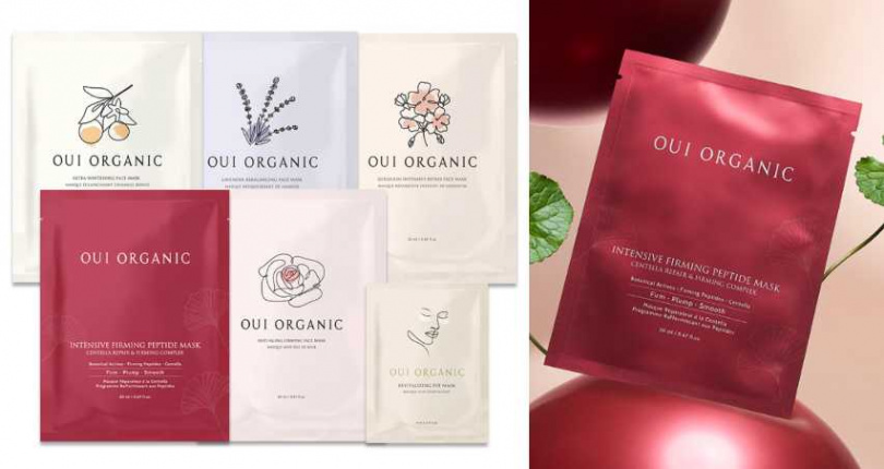 OUI ORGANIC 唯有機 超明星有機面膜體驗6件組 特價999元（圖／品牌提供）