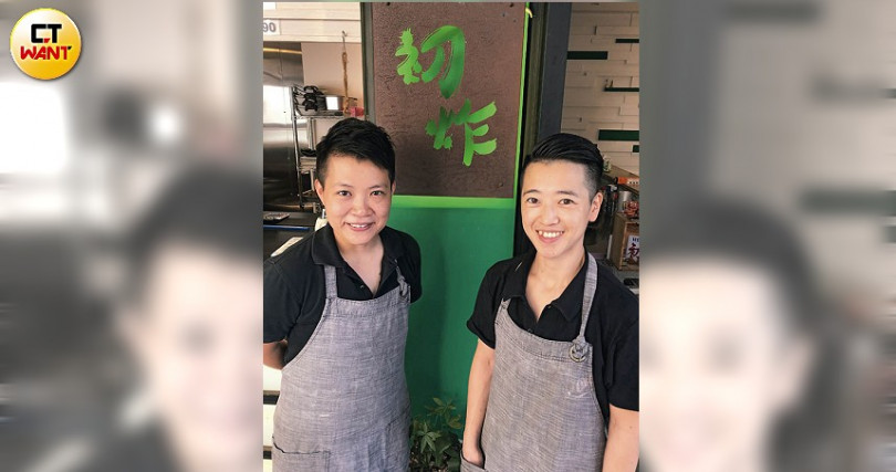 「初炸小食店」由Reebok和小豬兩個好朋友共同創業。（圖／施岳呈攝）