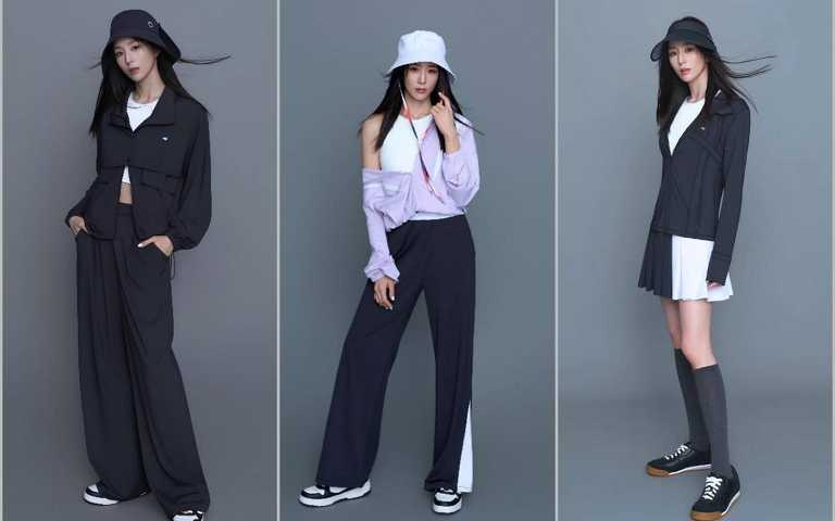 張鈞甯愛用輕薄透氣防曬單品陪她自在享受陽光與戶外運動（圖／HOII后益提供）。