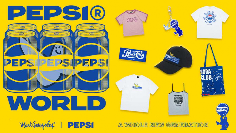 Mark Gonzales X 百事可樂聯名系列（圖／品牌提供）