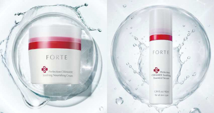 FORTE Ceramide全效舒緩精華液 40ml／1,680元、Ceramide全效舒緩滋養霜 50ml／1,780元（圖／品牌提供）