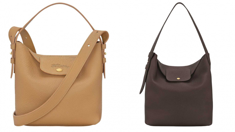 Longchamp Le Cadence 水桶包 S／20,400元，Le Cadence 肩揹袋 L／26,800元（圖／品牌提供）