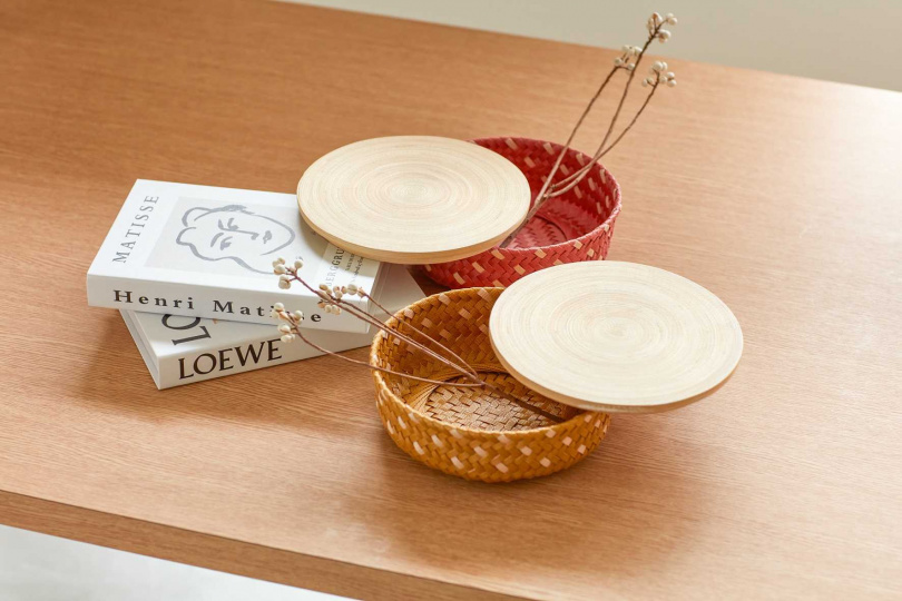 迎春織喜新年禮盒選用荷蘭手工編織籃Handed By，過年完還可進行收納。