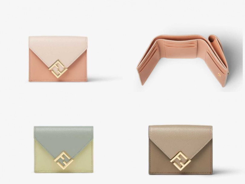 FENDI FF Diamonds皮夾/19,400元(圖/品牌提供)