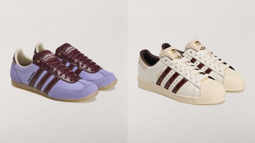 adidas Originals x Wales Bonner WB Japan／6,800元，adidas Originals x Wales Bonner SUPERSTAR／8,200元（圖／品牌提供）