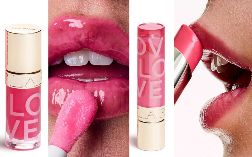 克蘭詩彈潤植萃美唇油#31玫瑰之吻／1,200元、彈潤植萃固態美唇油#8薔薇之吻／1,200元（圖／品牌提供）