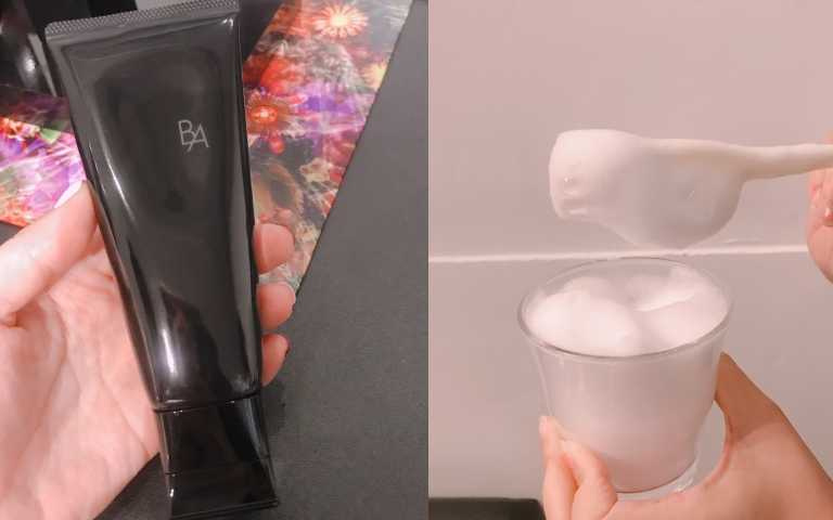 尤其要推薦這個B.A洗面乳，超級綿密的細緻泡沫，簡直是讓你一用就愛上，洗完後肌膚柔嫩不乾，感受清爽又滋潤的美膚潔淨時刻。POLA B.A洗面乳N，100g／3,500元（圖／黃筱婷攝影）  