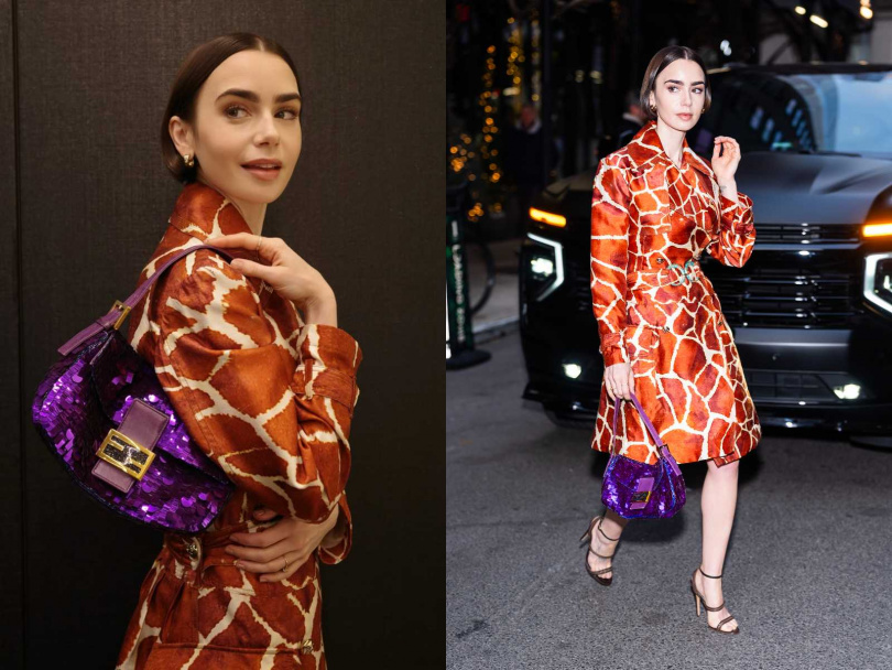 （圖／品牌提供、莉莉柯林斯IG）