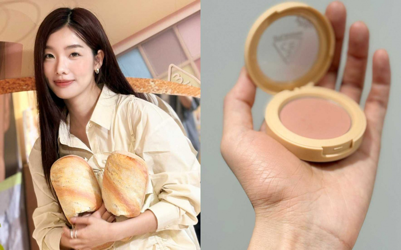 3CE色彩玩家烘焙坊單色腮紅#楓糖吐司/525元(圖/吳雅鈴攝)