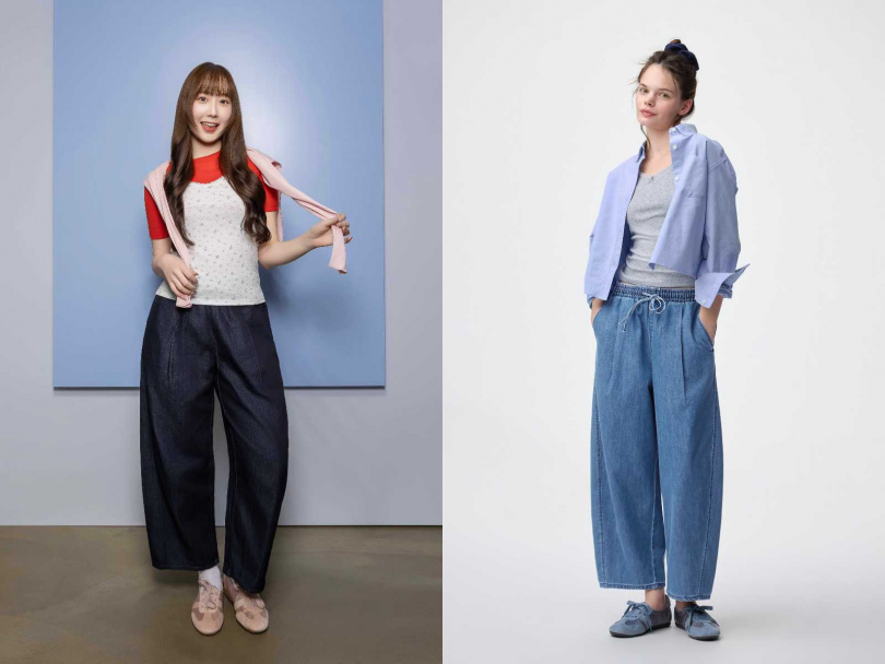 GU Barrel Ankle輕型牛仔錐形褲／990元（圖／品牌提供）