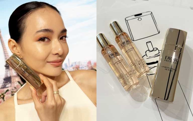 Dior迪奧精萃再生賦活玫瑰噴霧25ml×3 / 10,000元、填充瓶 / 8,500元。（圖／tingting攝、品牌提供）