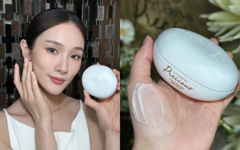 克蘭詩 至臻凝時月神花光燦修護乳霜 50ml/14,000元(圖/廖怡婷 攝)