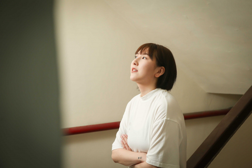 毛祁芸在《陽光女子合唱團》中客串一個小到幾乎沒畫面的角色，也是她努力爭取來的。（圖／侯世駿攝）