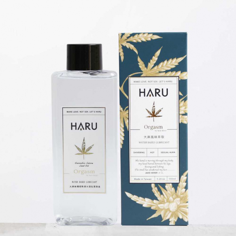 HARU ORGASM by Jack Herer 大麻情慾香氛熱感潤滑液，首創大麻籽萃取 x Jack Herer大麻風味技術。