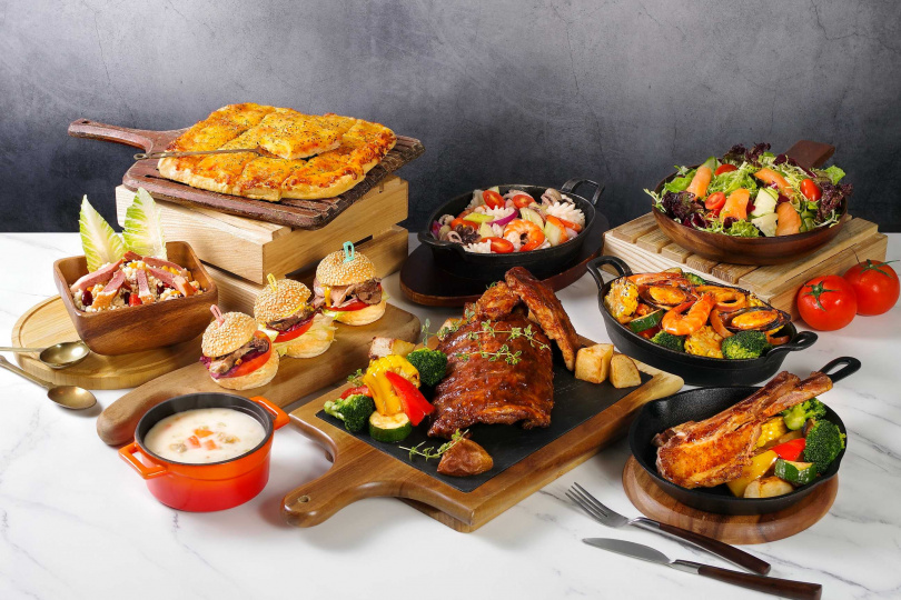台北花園大酒店的饗聚廚房推出「美式鄉村料理季」。