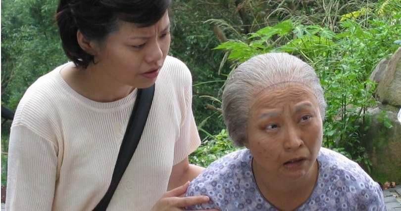 楊麗音在大愛《草山春暉》中從年輕演到90歲。（圖／大愛提供）