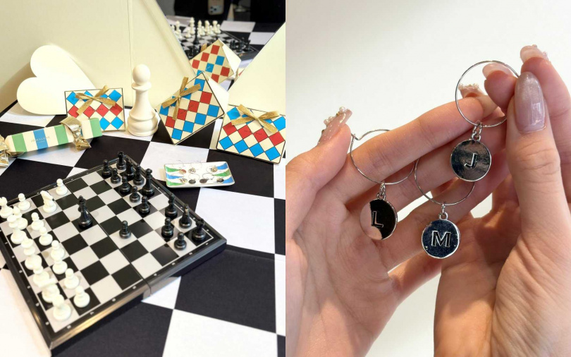 凡於現場拍照打卡完成指定流程，即可免費兌換客製化字母吊飾。（圖／吳雅鈴攝）