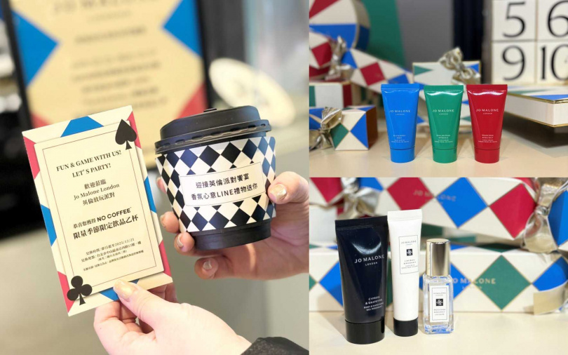 買到喜歡的禮物後，別忘了來兌換「薑餅人拿鐵」喔。（圖／吳雅鈴攝）