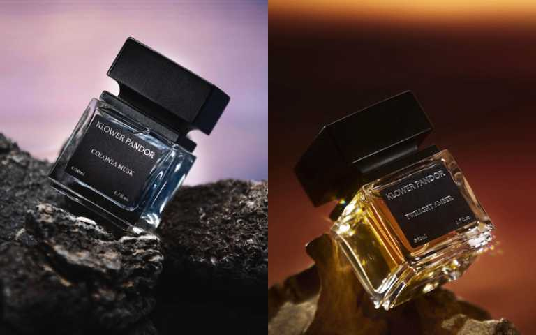KLOWER PANDOR 克羅尼亞麝香記憶香水 50ml/2180元、暮光琥珀記憶香水 50ml/2180元(圖/品牌提供)