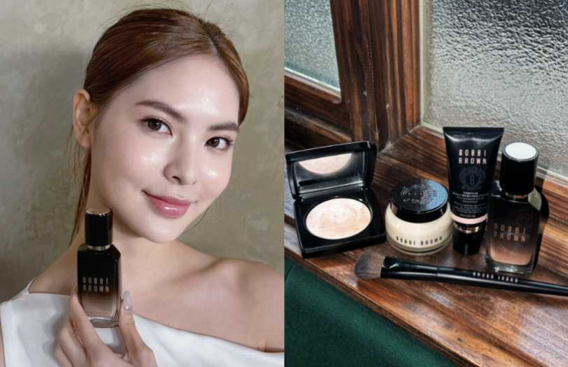 BOBBI BROWN 冬蟲夏草精華亮膚持妝乳 40ml/2,150元、專業無瑕底妝刷/2,300元、大師底妝刷/2,600元 (圖/廖怡婷 攝)