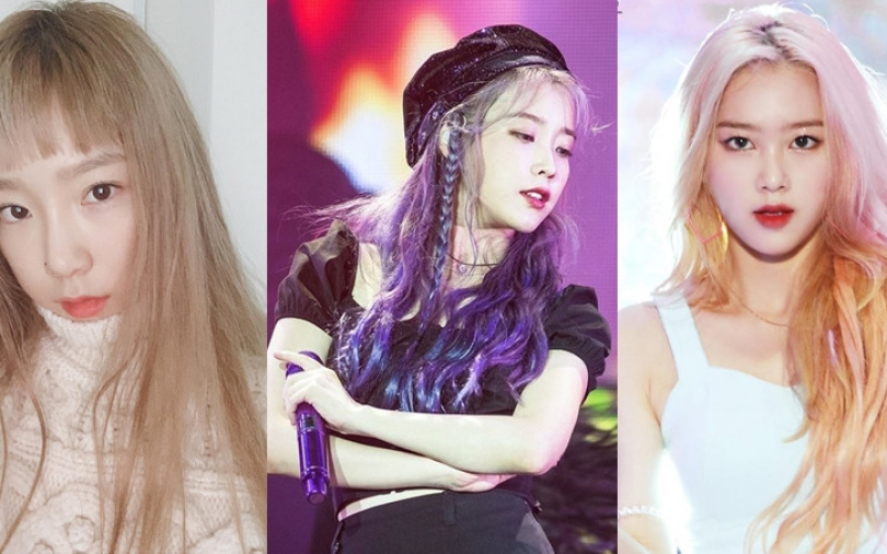 超難駕馭的藍髮在IU身上卻被誇個不停！最受熱議的韓國女星髮色TOP 3！