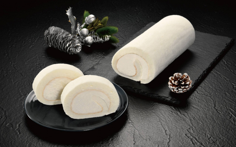 2024雪白聖誕一起追雪，亞尼克「雪天使生乳捲」輕盈登場