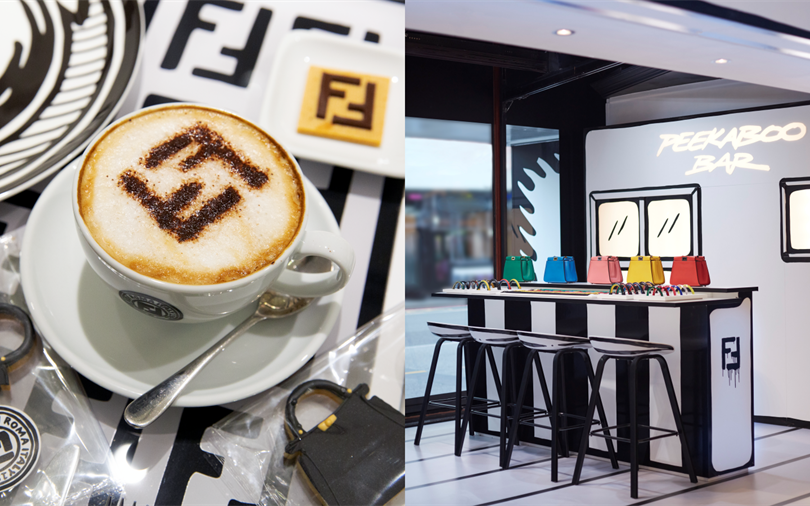英國必去打卡景點!! FENDI期間限定CAFFE,錯過不知道還要等多久!
