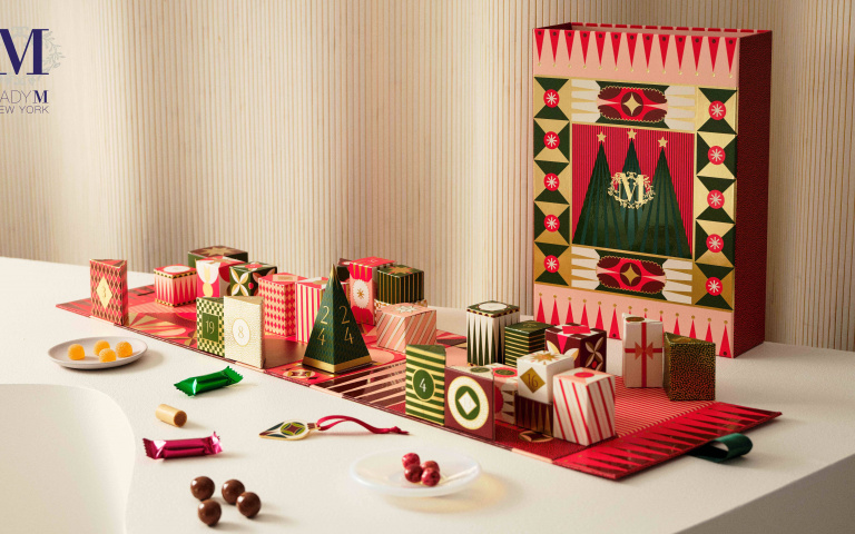 LADY M超狂倒數月曆！巧克力、水果糖等24種美味，還有訂製吊飾可收藏！