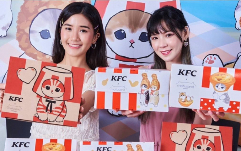 肯德基╳貓福珊迪套餐手刀預購　數位未來店2.0派出AI實習店員點餐