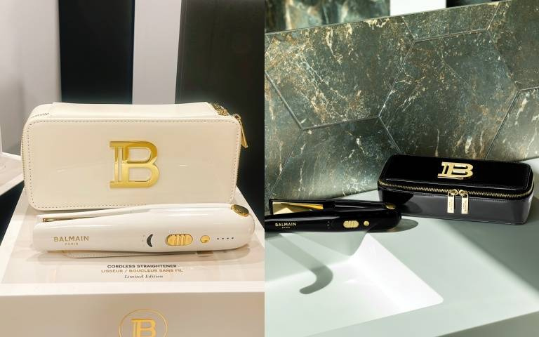 天啊！精品品牌Balmain推出第一支無限隨身造型夾，黑白色台灣限定唷！全球粉絲們應該會為了這個飛一趟台灣吧！