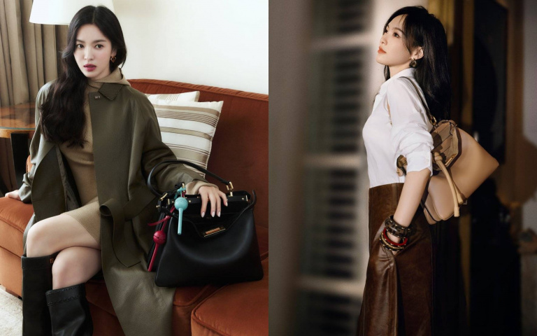 FENDI「Peekaboo Soft」真的是女神包!不只韓流女神宋慧喬愛用、陸劇女神唐嫣也揹著它入鏡!